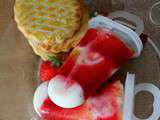 Esquimaux fraises, nectarine et fromage blanc