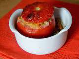 Tomates farcies (viande et légumes)