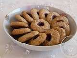 Biscuits de Noël #3: Bouchées noix/amandes et confiture