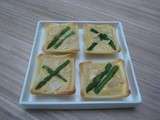 Tartelettes apéritives printanières aux asperges vertes et aux radis