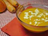 Soupe de carottes orange-gingembre - Une ribambelle d'histoires
