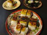 Sushis à l'omelette japonaise - Makis carottes et avocats - Une ribambelle d'histoires