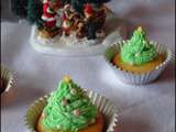 Cupcakes sapin de Noël