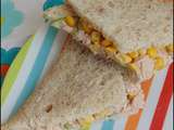Sandwichs au thon et maïs