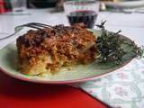 Celle qui faisait...un gratin de chou blanc aux cranberries {végétalien}
