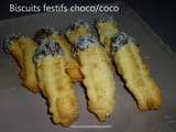 Biscuits festifs choco/coco pour l'Aïd