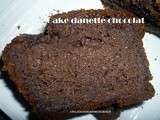 Cake danette chocolat noir