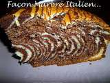 Gâteau au yaourt façon Marbré Italien