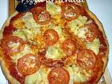 Pizza artichaut/tomates/mozza pour le Culino Version