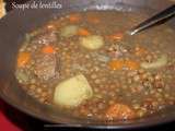 Soupe de lentilles à l'algérienne (3dess)