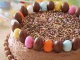 Gâteau de Pâques façon Layer Cake au chocolat