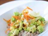Fonio et wok de légumes de saison (sans gluten) : What’s for lunch today