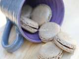 Macarons au cassis