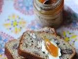 Pain à la banane et aux noix de pécan, miel de Camargue (sans gluten, ni caséine de lait)