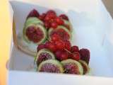 Tartelettes gourmandes, chocolat blanc, macarons et fruits de saison ! (sans gluten, ni caséine de lait)