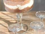 Verrine géante aux marrons, mascarpone et crème pralinée