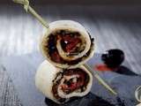 Wraps à la tapenade d’oeufs, by Piermic Fatet