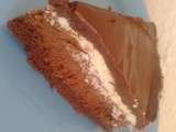 Gateau mousse 3 chocolats