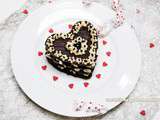 Millefeuille  Amour et Chocolat  pour la Saint-Valentin