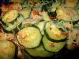 Menu 2 : Gratin de courgettes et pommes au four