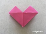 Cœur en origami