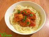 Boulettes de Lentilles à la Sauce Tomate