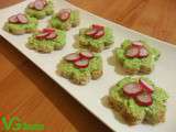 Canapé au Radis & Beurre de Roquette