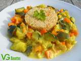 Courgettes, Carottes & Céréales Crémées au Curry