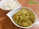 Curry de Navets aux Lentilles & Lait de Coco