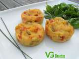 Palets de Polenta aux Tomates, Olive & Basilic