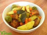 Potée de Tofu aux Choux de Bruxelles, Pommes de Terre & Carottes