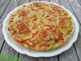 Quiche aux Courgettes, Poivrons et Chèvre