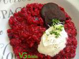 Risotto à la Betterave, Oignon Rouge & Vin Rouge