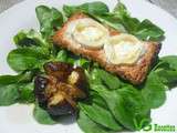 Salade au Chèvre et Figue Rôtie