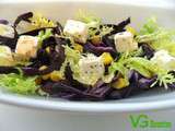 Salade de Chou Rouge, Maïs & Fromage