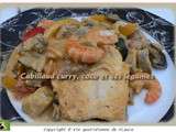 Cabillaud curry, coco et ses légumes