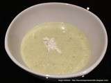 Velouté/soupe de courgettes au boursin/fromage aux fines herbes