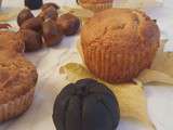 Muffins au yaourt & avoine et déco d'automne