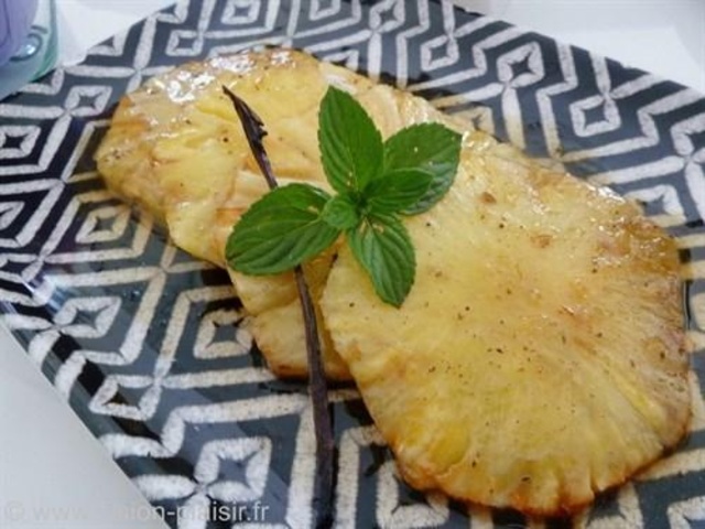 Recettes d Ananas rôti de Vision plaisir