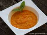 Soupe de carottes à la mélisse citronnée