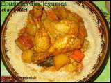 Couscous aux légumes et au poulet