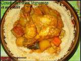 Couscous aux légumes et au poulet