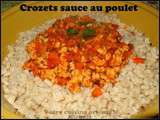 Crozets sauce au poulet