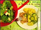 Filet de pangas et légumes à la vapeur