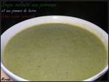 Soupe velouté aux poireaux et pommes de terre