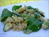 Salade de quinoa aux LÉGUMES verts et À la vanille