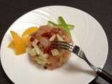 Idee rapide et saine en entree ou plat principal leger : saumon fume et pomme verte
