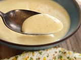 Crème de chou-fleur au curry et parmesan