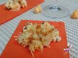 Galettes apéro pop corn gratinées