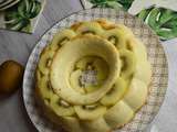 Gâteau magique au kiwi jaune